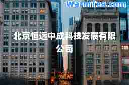 北京恒远中成科技发展有限公司