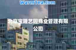 北京宝隆艺园商业管理有限公司