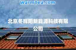北京冬辉阳新能源科技有限公司
