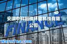 安徽中科国祺环境科技有限公司