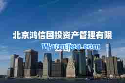 北京鸿信国投资产管理有限公司