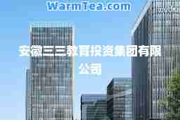安徽三三教育投资集团有限公司