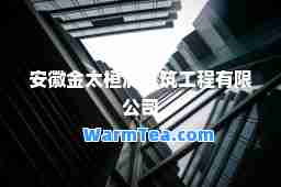 安徽金太桓润建筑工程有限公司