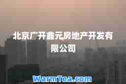 北京广开鑫元房地产开发有限公司