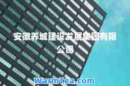 安徽养城建设发展集团有限公司