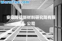 安徽陶铝新材料研究院有限公司