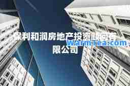 保利和润房地产投资顾问有限公司