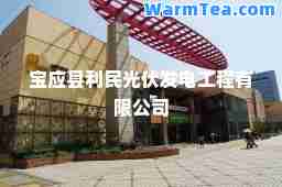 宝应县利民光伏发电工程有限公司