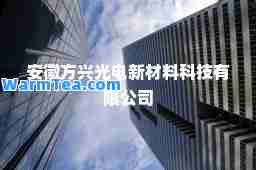 安徽方兴光电新材料科技有限公司