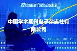 中国学术期刊电子杂志社有限公司