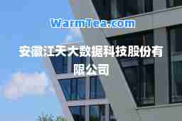安徽江天大数据科技股份有限公司