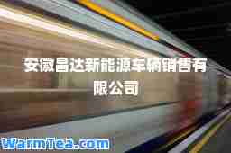 安徽昌达新能源车辆销售有限公司