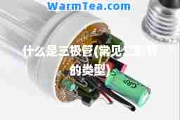 什么是三极管(常见二极管的类型)