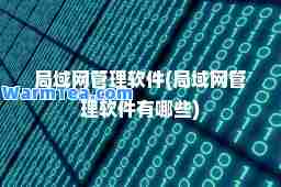 局域网管理软件(局域网管理软件有哪些)
