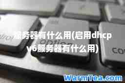 服务器有什么用(启用dhcpv6服务器有什么用)