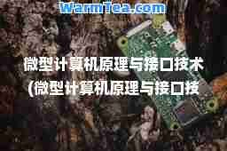 微型计算机原理与接口技术(微型计算机原理与接口技术第六版)
