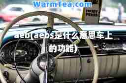 aeb(aebs是什么意思车上的功能)