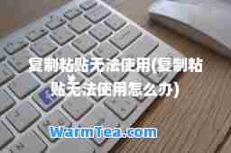粘贴无法使用(粘贴无法使用怎么办)
