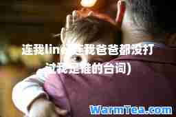 连我line(连我爸爸都没打过我是谁的台词)