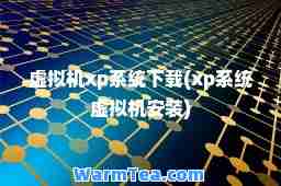 虚拟机xp系统下载(xp系统虚拟机安装)