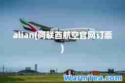 alian(阿联酋航空官网订票)