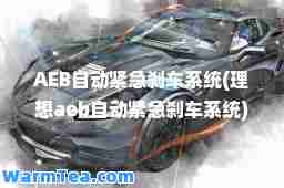 AEB自动紧急刹车系统(理想aeb自动紧急刹车系统)