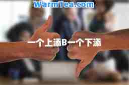 一个上添B一个下添
