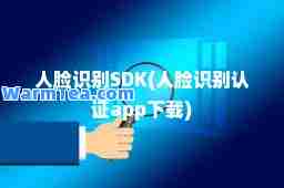 人脸识别SDK(人脸识别认证app下载)