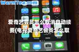 爱奇艺会员怎么取消自动续费(电视爱奇艺会员怎么取消自动续费)