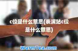 c位是什么意思(表演站c位是什么意思)