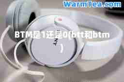 BTM是1还是0(btt和btm)
