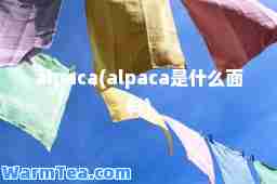 alpaca(alpaca是什么面料)