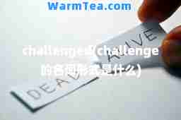 challenged(challenge的名词形式是什么)
