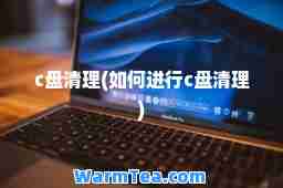 c盘清理(如何进行c盘清理)