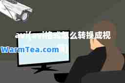 avi(avi格式怎么转换成视频)