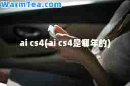 ai cs4(ai cs4是哪年的)