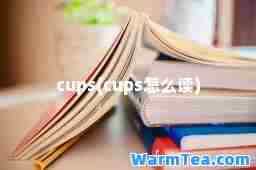 cups(cups怎么读)