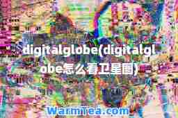 digitalglobe(digitalglobe怎么看卫星图)