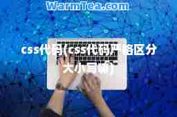 css代码(css代码严格区分大小写嘛)