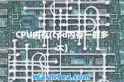 CPU内存(cpu内存一般多大)