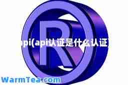 api(api认证是什么认证)