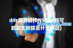 dns服务器(DNS服务器可能发生故障是什么原因)