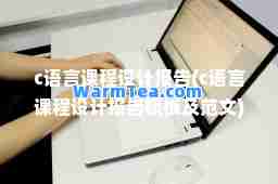c语言课程设计报告(c语言课程设计报告模板及范文)