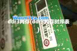 ddr3内存(ddr3内存时序表)