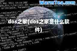 dos之家(dos之家是什么软件)