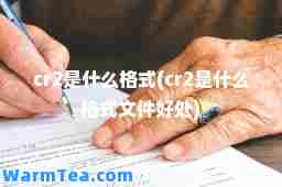cr2是什么格式(cr2是什么格式文件好处)