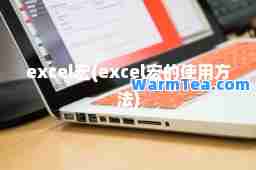 excel宏(excel宏的使用方法)