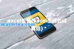 excel密码(excel密码如何解除)