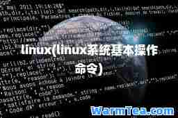 linux(linux系统基本操作令)