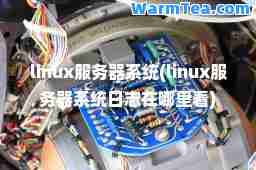linux服务器系统(linux服务器系统日志在哪里看)